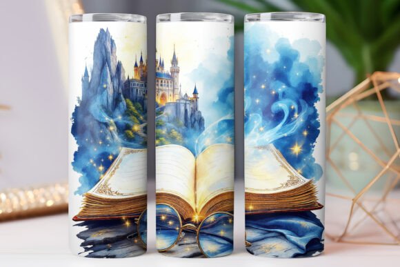 Book Magical Art Tumbler Wrap: Tumbler Wraps Graphics