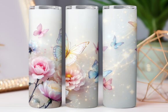 Butterfly Floral Tumbler Wrap Graphics Review