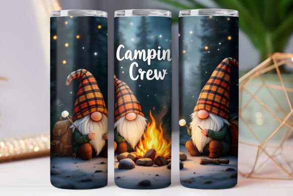 Camping Crew Tumbler Wrap: Graphics & Tumbler Wraps
