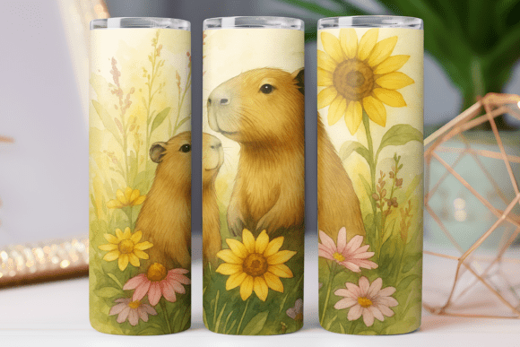 Capybara Tumbler Wrap Graphics: A Designer's Take