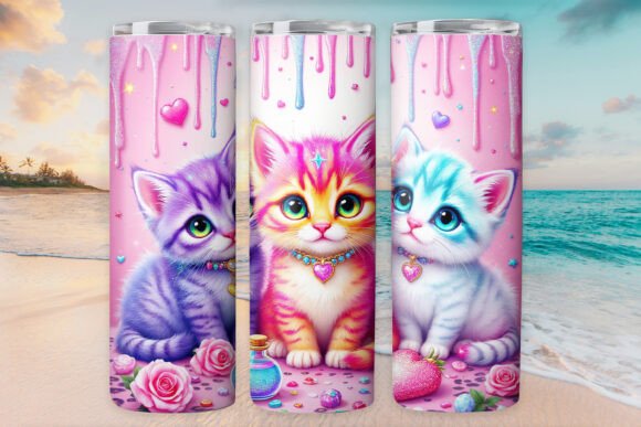Cat Kitty Cute Tumbler Wrap Graphics Review