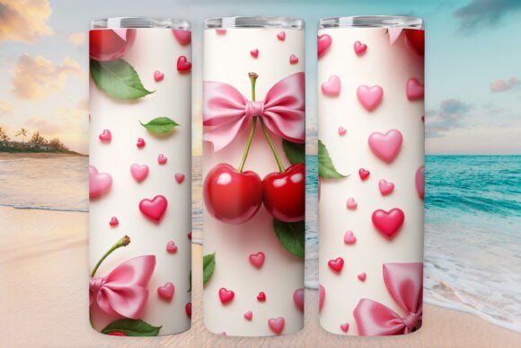 Cherry and Girls Bow Tumbler Wrap 20oz Graphics Reviewed