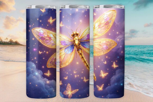 Dragonflies Tumbler Wrap: Graphics for Tumbler Wraps
