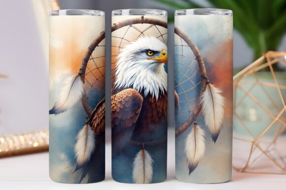 Eagle Native American Tumbler Wrap Graphics for Sellers