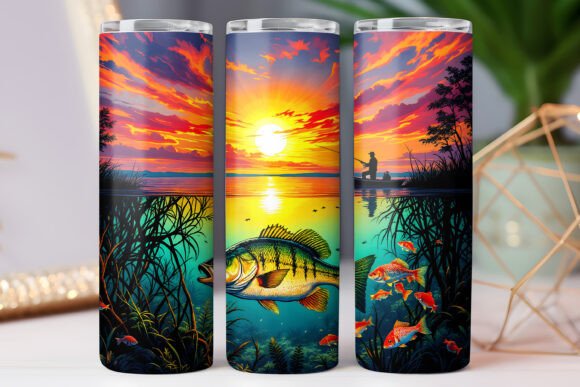 Fishing Tumbler Wrap Sunset Tumbler Wrap Graphics Review