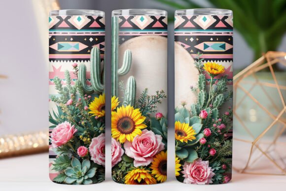 Flower Pattern Tumbler Wrap 20oz Western Graphics Review
