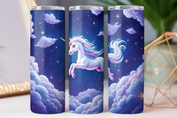Flying Unicorn Tumbler Wrap 20oz Photo Graphics Review