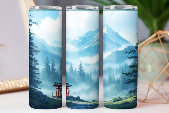 Japanese Culture Tumbler Wraps Graphics Review