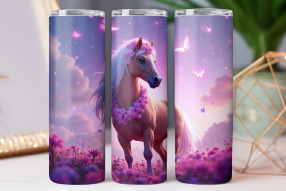 Magical Horse Tumbler Wrap: Graphics & Tumbler Wraps