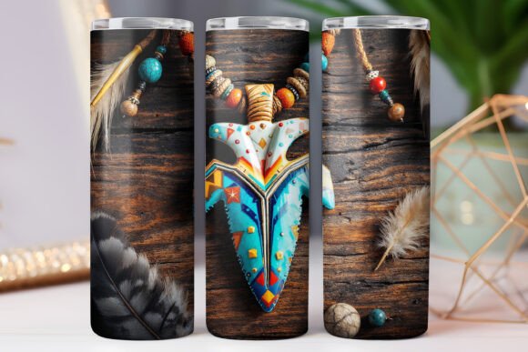 Native American Tumbler Wrap Graphics & Tumbler Wraps