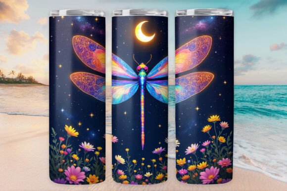 Night Dragonflies Tumbler Wrap: Graphics for Tumbler Wraps Reviewed