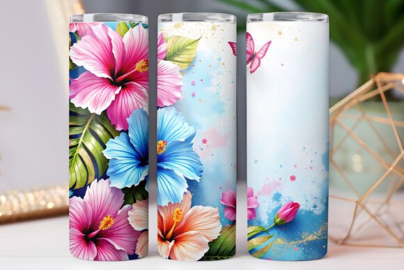 Summer Beach Tumbler Wraps: Graphics Review