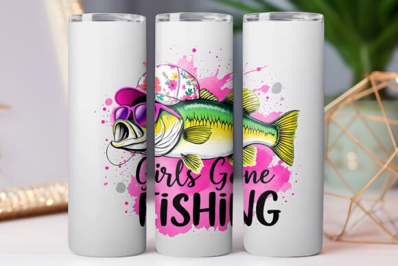 Tumbler Wraps: Girls Fishing Graphics Review