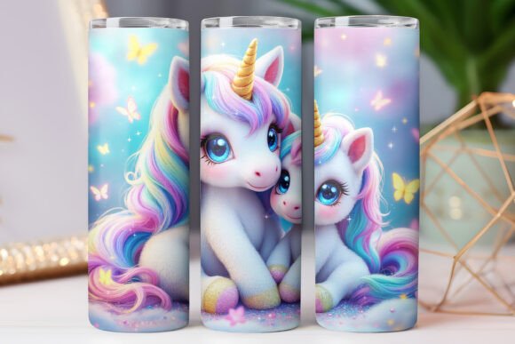 Unicorn Mom Tumbler Wrap 20oz Skinny: Design Review
