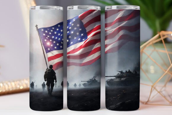 Us Veteran Army Tumbler Wrap Proud Usa Graphics